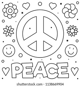 Peace coloring pages images stock photos d objects vectors