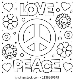 Peace coloring pages images stock photos d objects vectors