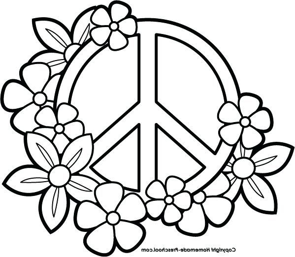 Heart peace sign coloring pages at getcolorings free printable heart coloring pages coloring pages for teenagers easy coloring pages