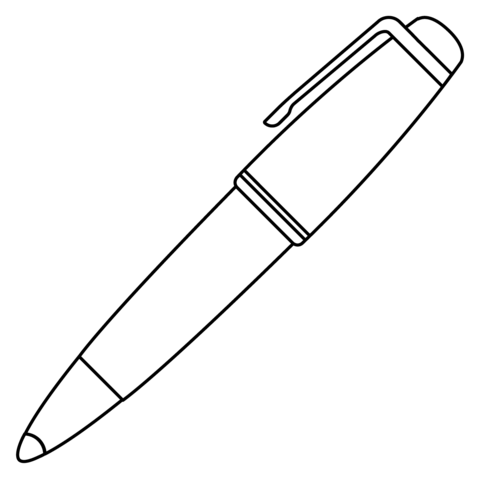 Pen emoji coloring page free printable coloring pages