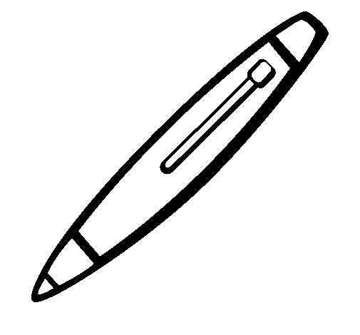 Pen coloring page