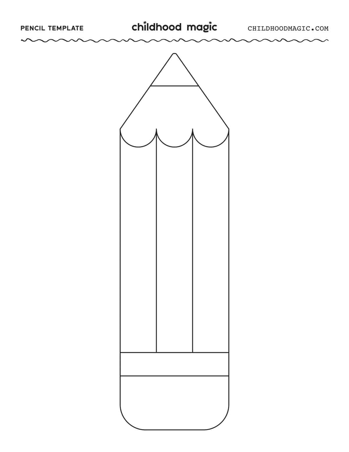 Pencil template