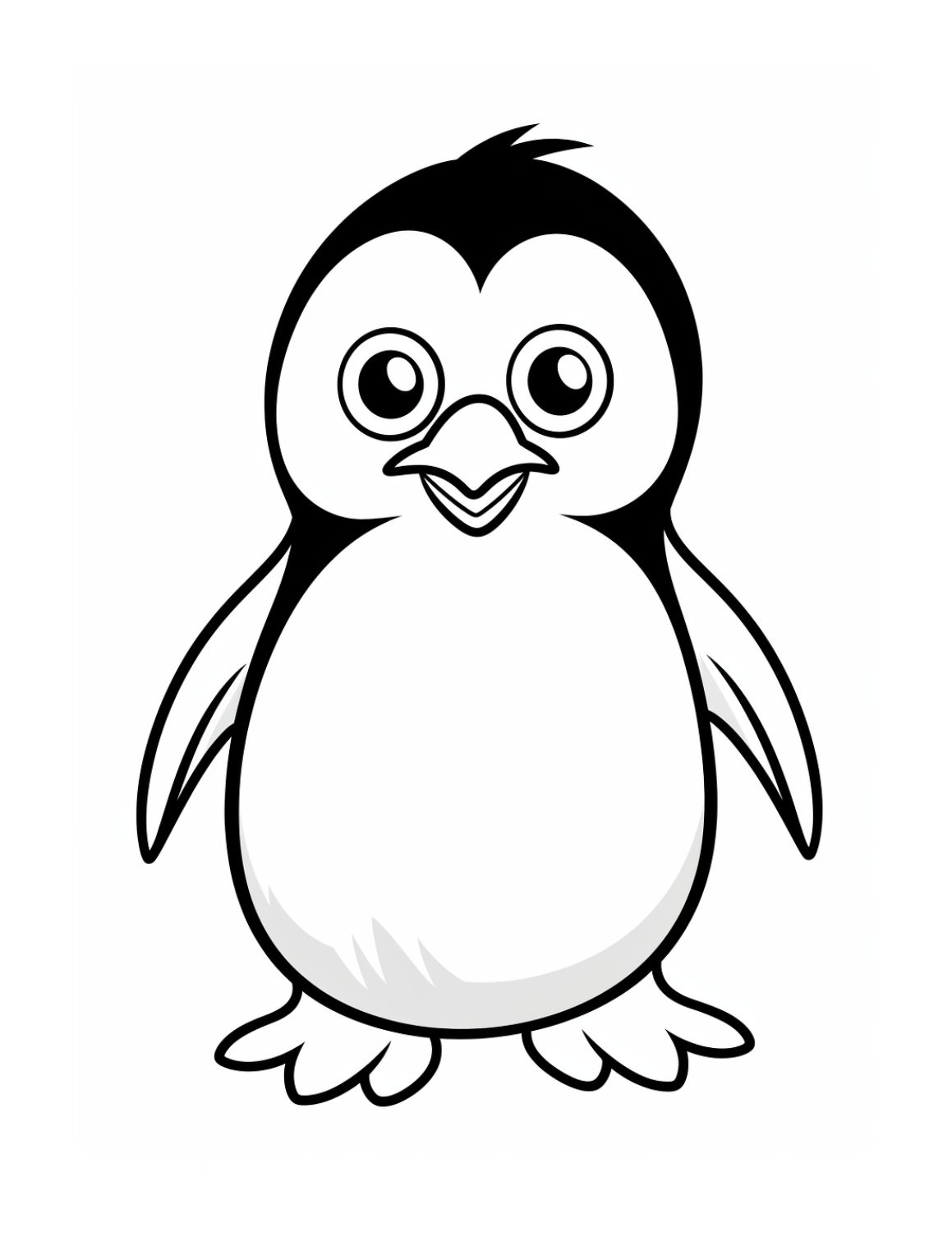 Free printable penguin coloring pages for kids skip to my lou