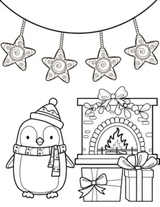 Cute penguin coloring pages free printables