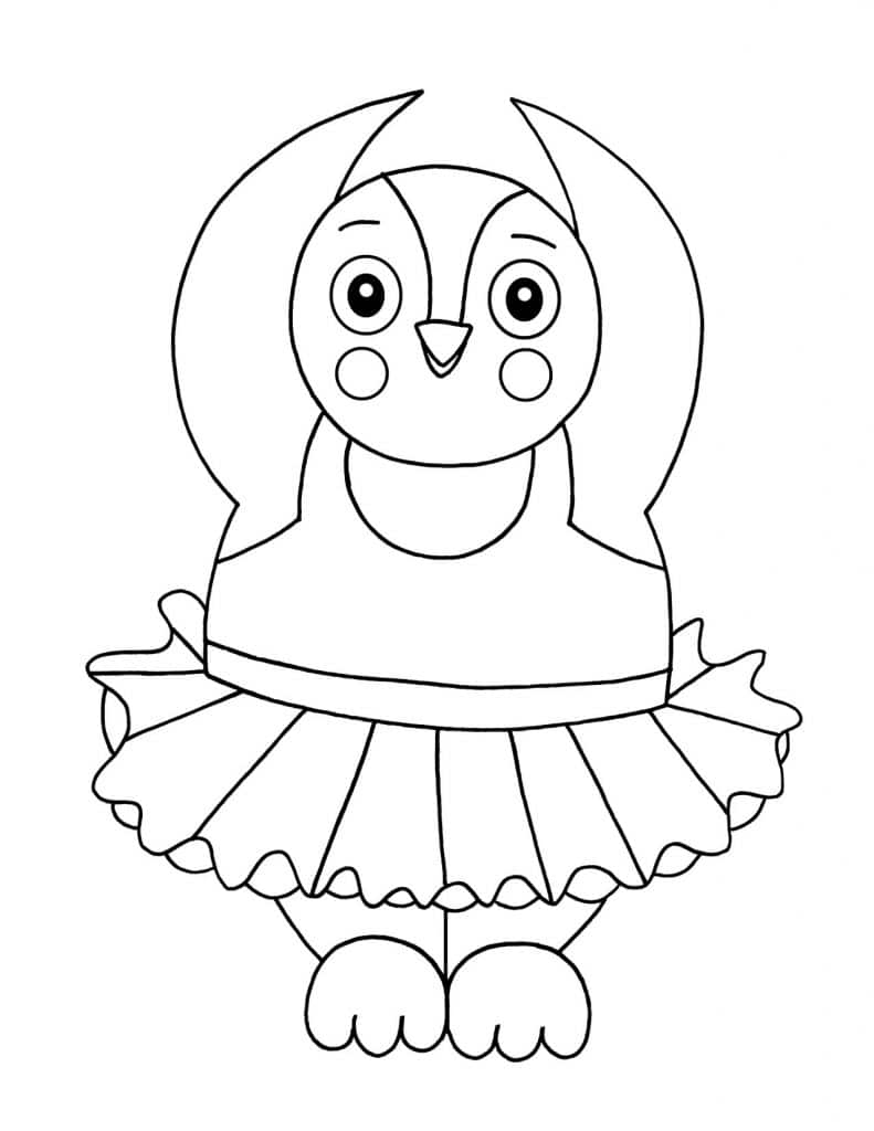 Free penguin coloring pages â the hollydog blog