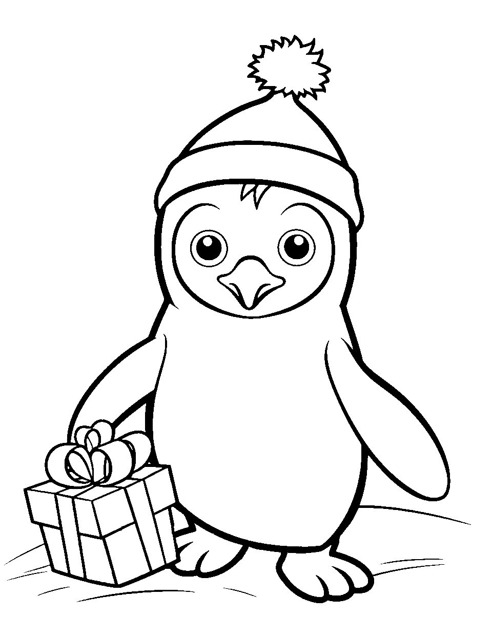 Penguin coloring pages free printable sheets