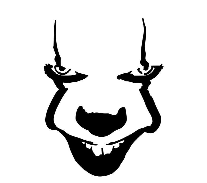 Clown stencil