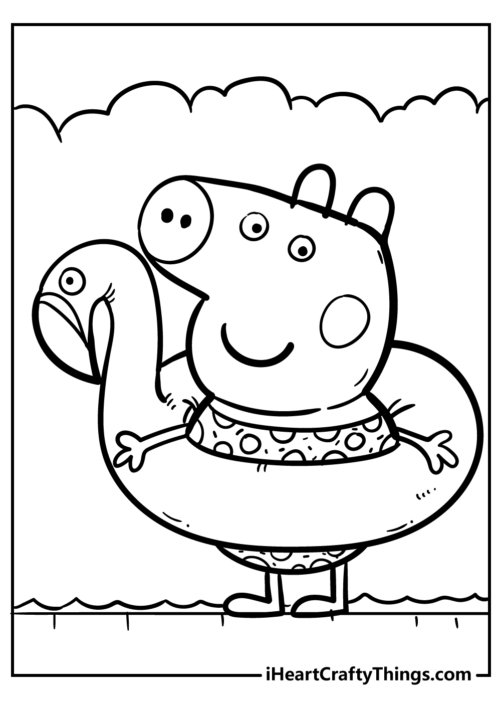 Peppa pig coloring pages free printables