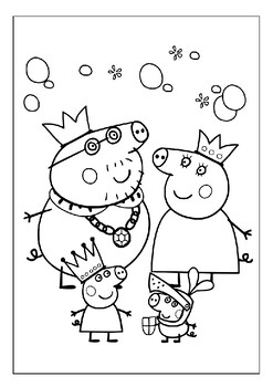 Unleash imagination printable peppa pig coloring page collection for kids