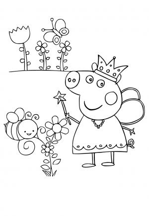 Free printable peppa pig coloring pages for adults and kids