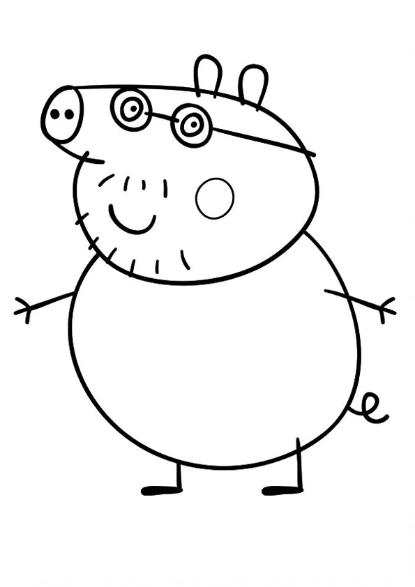 Coloring pages peppa pig coloring pages free printables