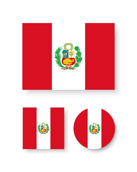 Peru flag vector images