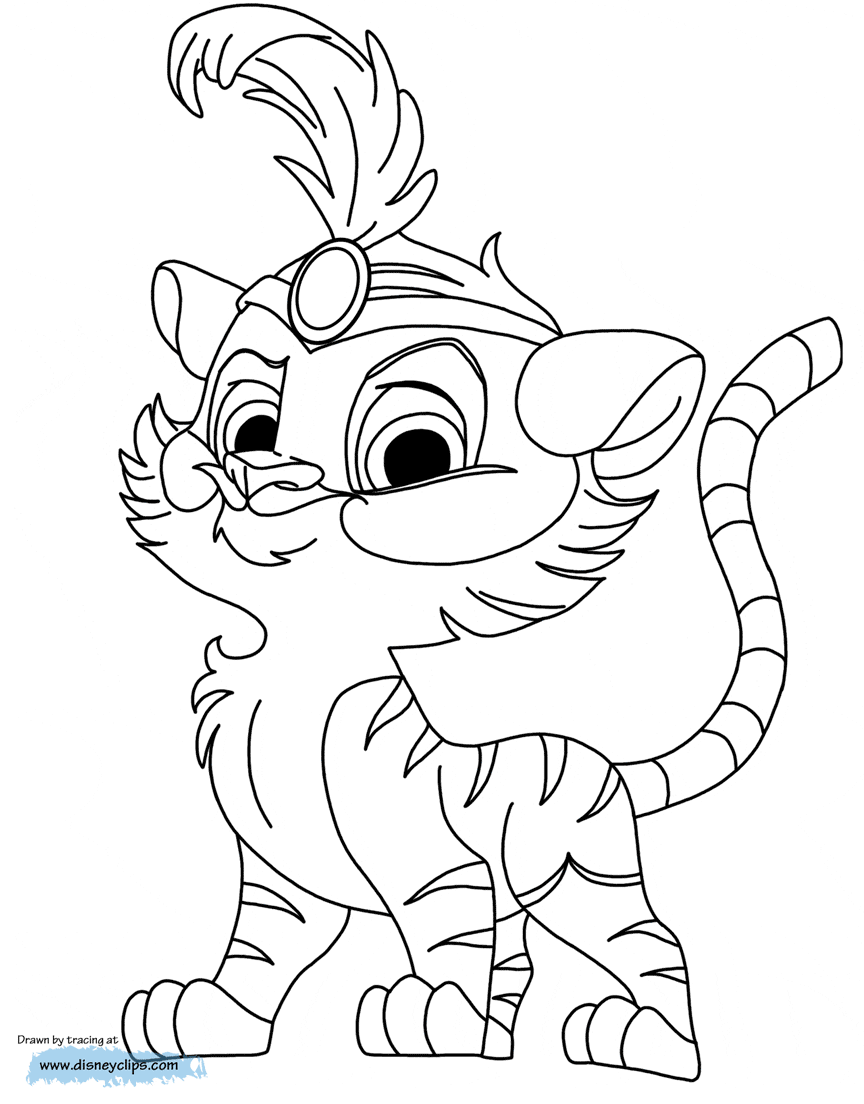 Palace pets coloring pages