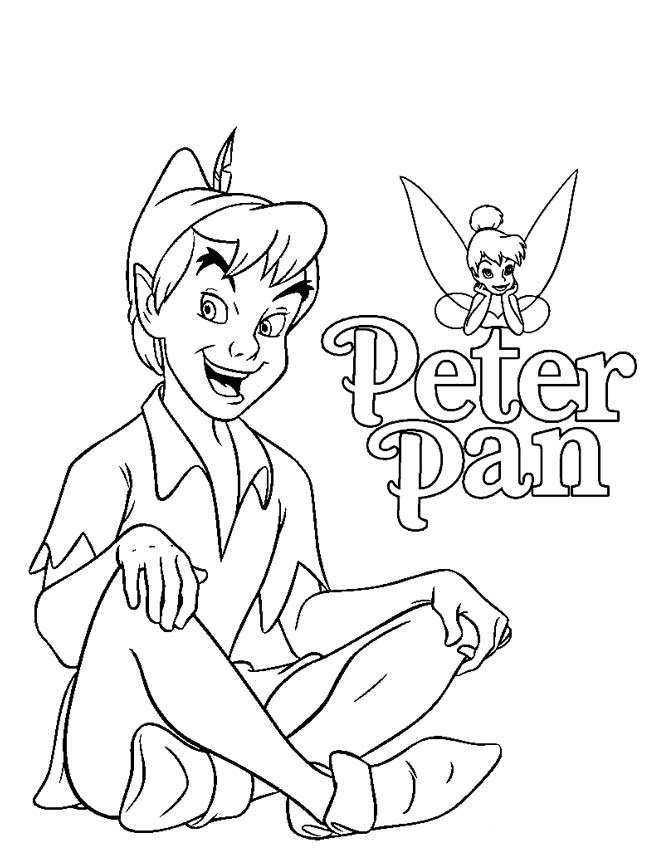 Peter pan coloring pages by coloringpageswk on