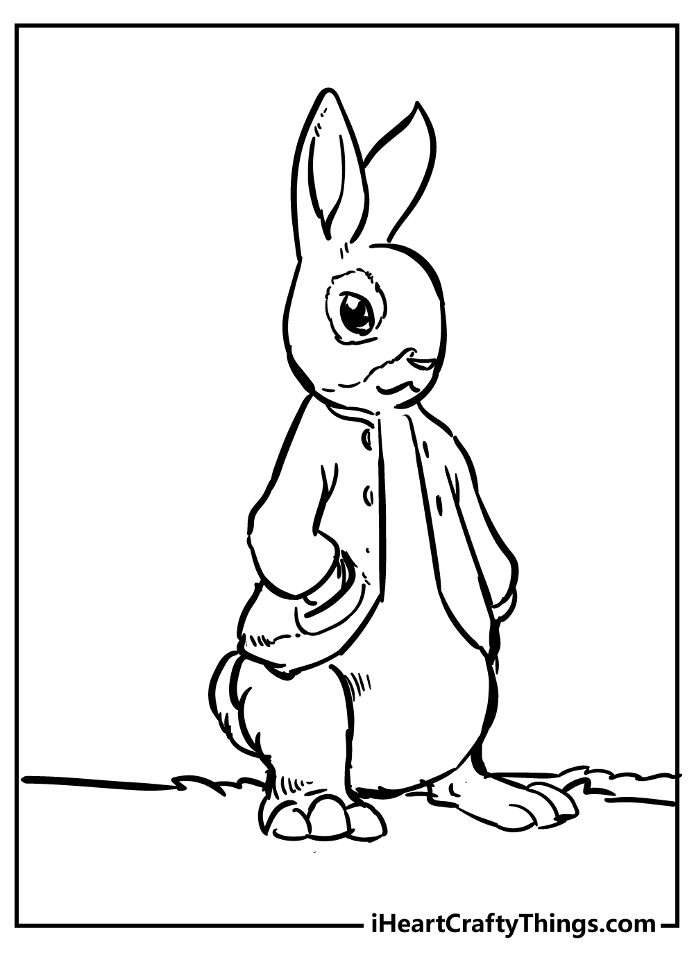 Peter rabbit coloring pages free printables