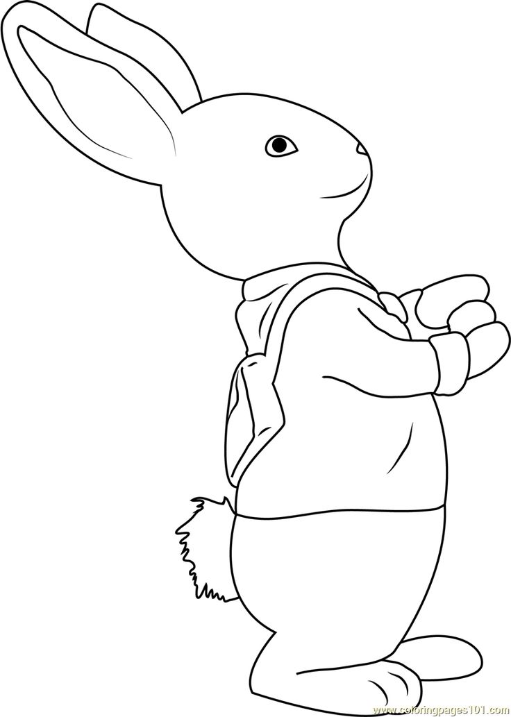 Peter rabbit coloring page rabbit colors easter coloring pages coloring pages