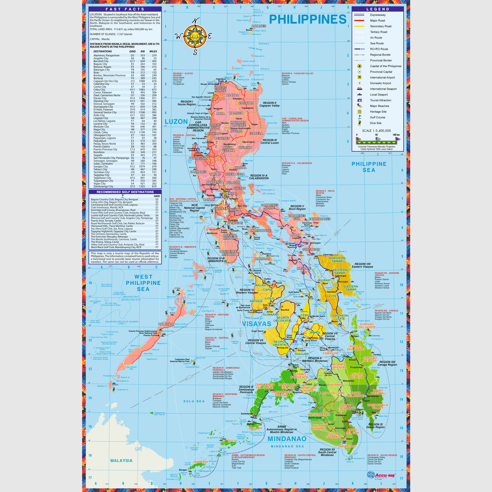 Philippine map political