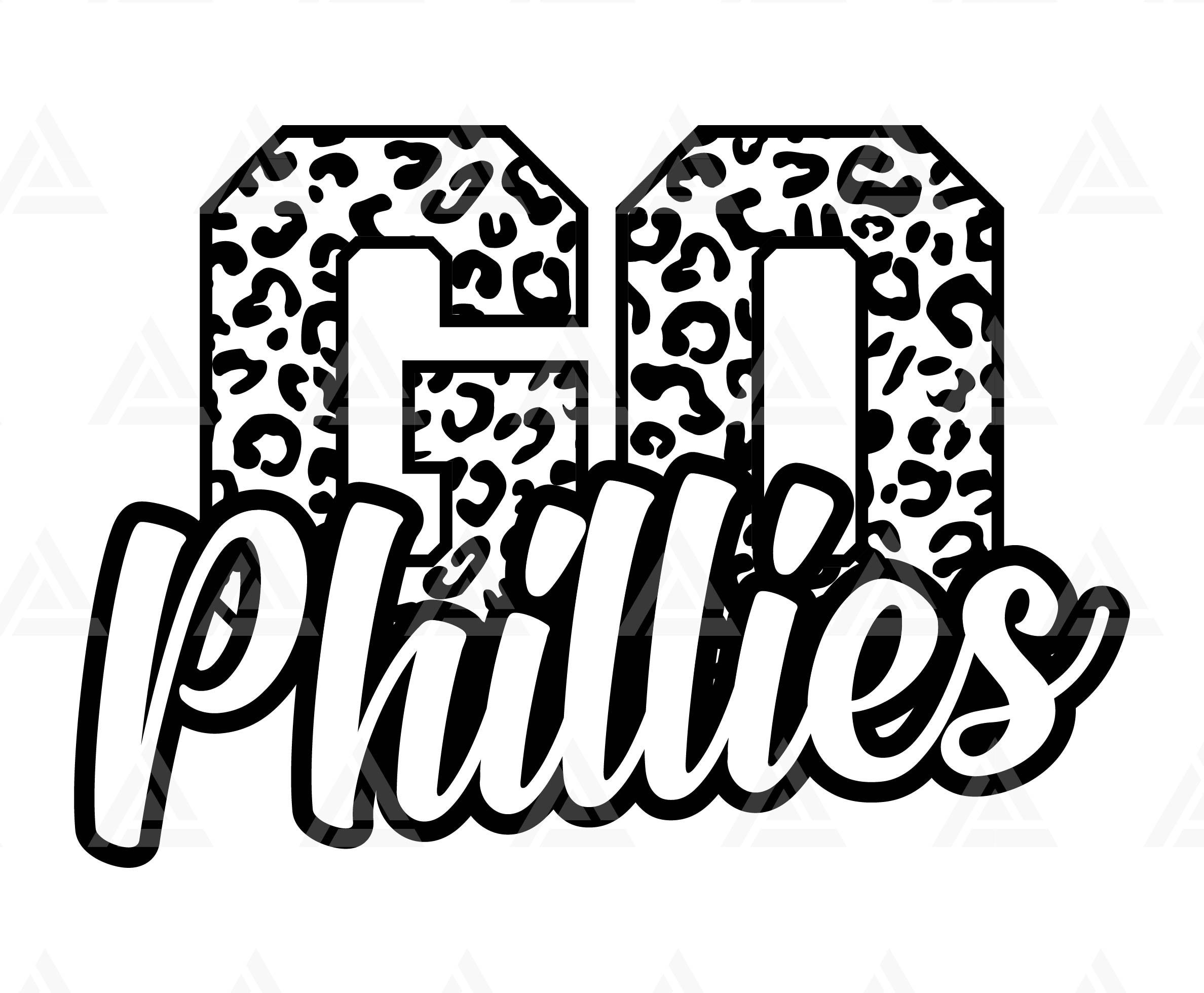 Go phillies leopard svg go phillies football svg run phillies cheer mom t