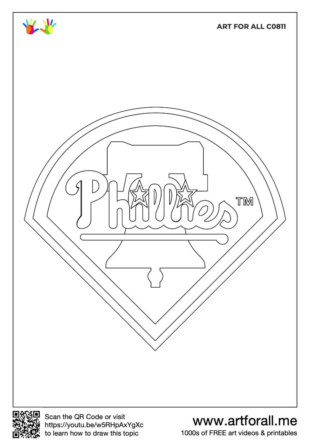 How to draw the philadelphia phillies