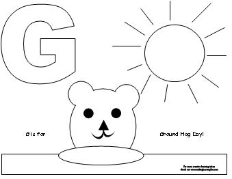 Making learning fun groundhog coloring pages