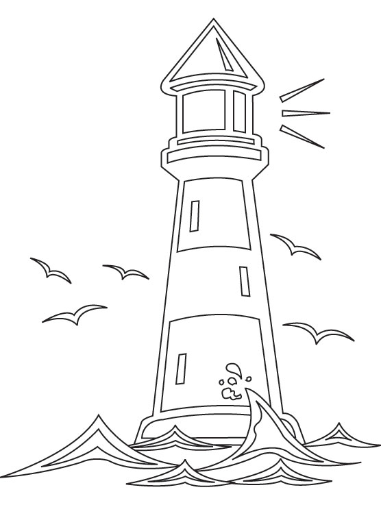 Light house coloring page download free light house coloring page for kids best coloring pages