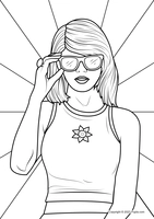 Ðï printable taylor swift coloring pages for free