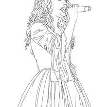 Taylor swift coloring pages