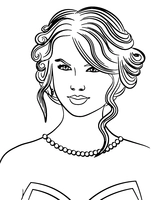 Ðï printable taylor swift coloring pages for free