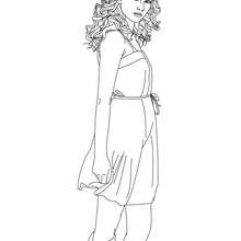 Taylor swift coloring pages