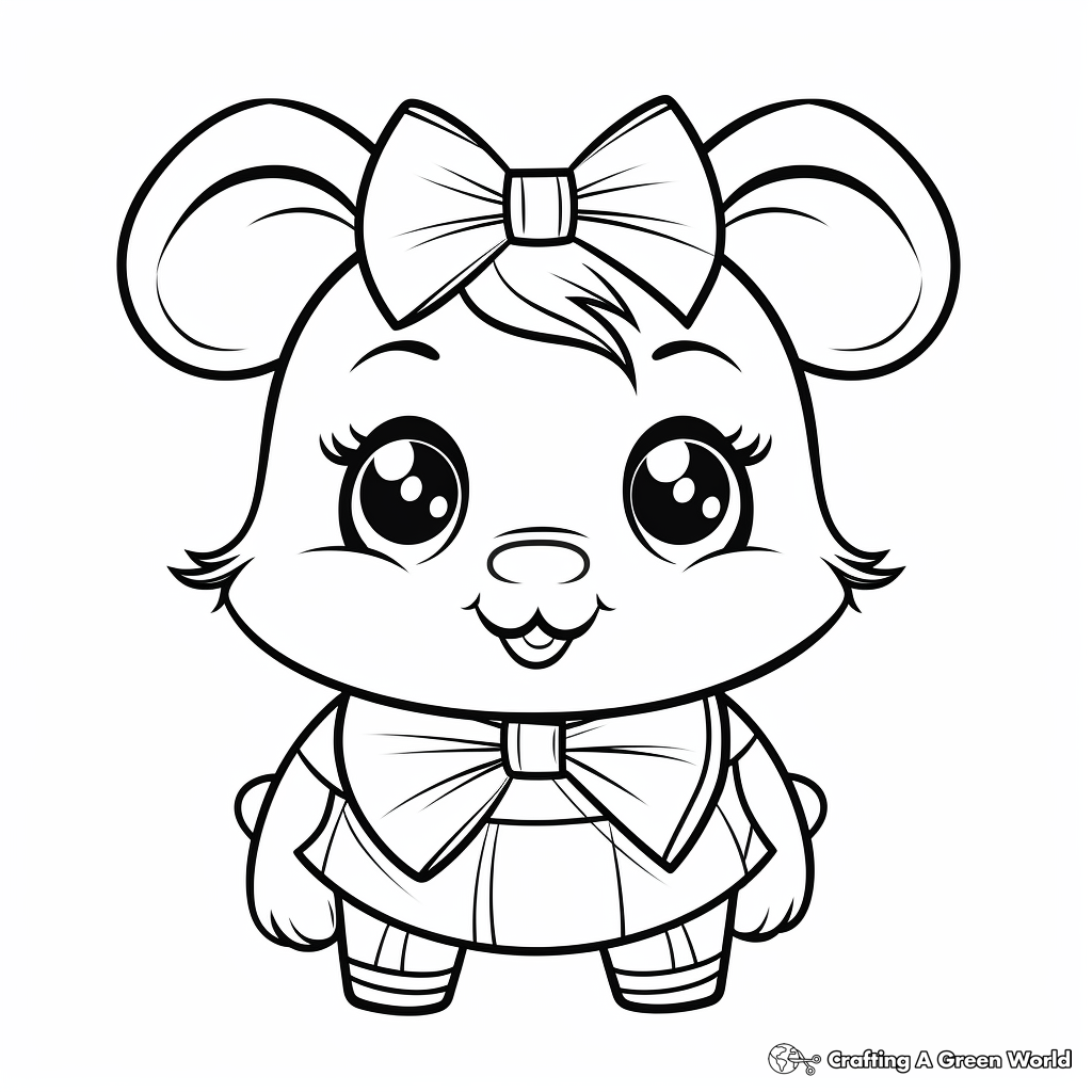 Cute piggy coloring pages