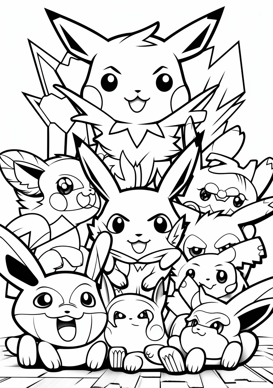 Cute pokemon coloring s