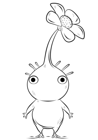 Pikmin coloring page free printable coloring pages