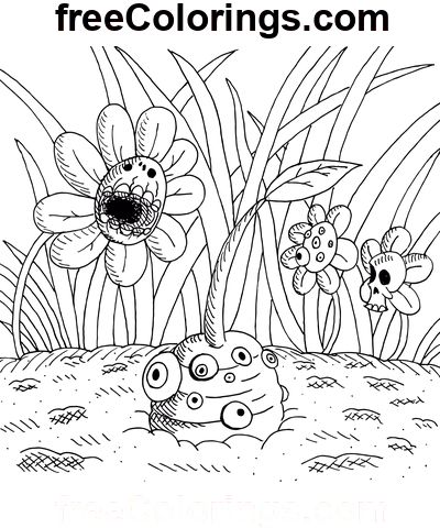 Pikmin â free printable loring pages loring pages free loring pages loring pages for girls