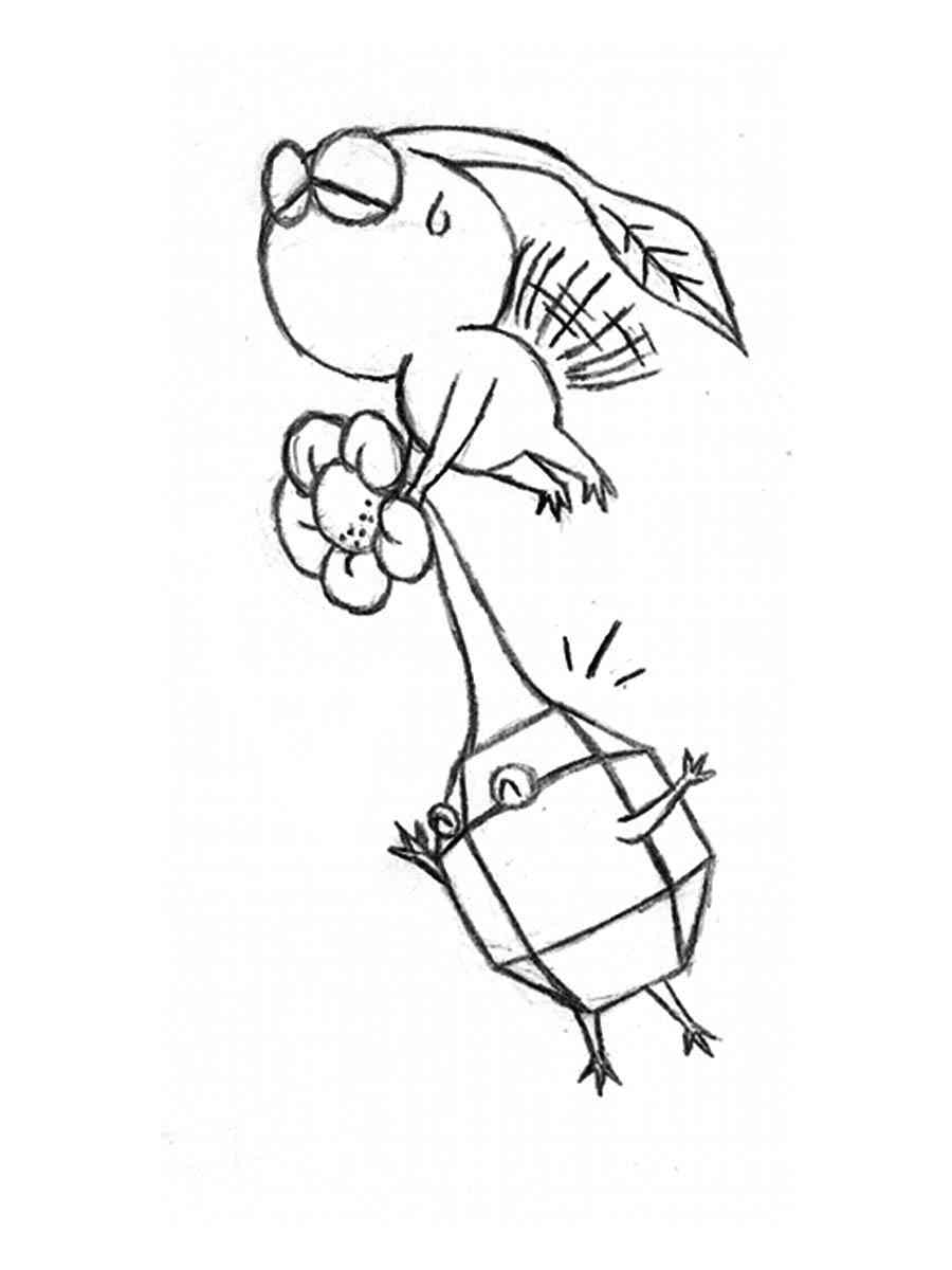 Pikmin deluxe coloring pages