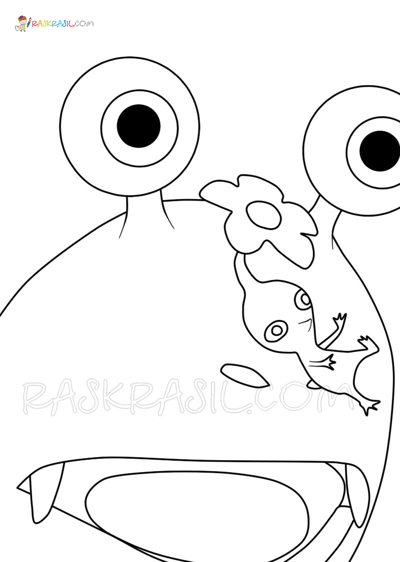 Pikmin deluxe coloring page new images free printable