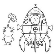 Coloring pages pikmin