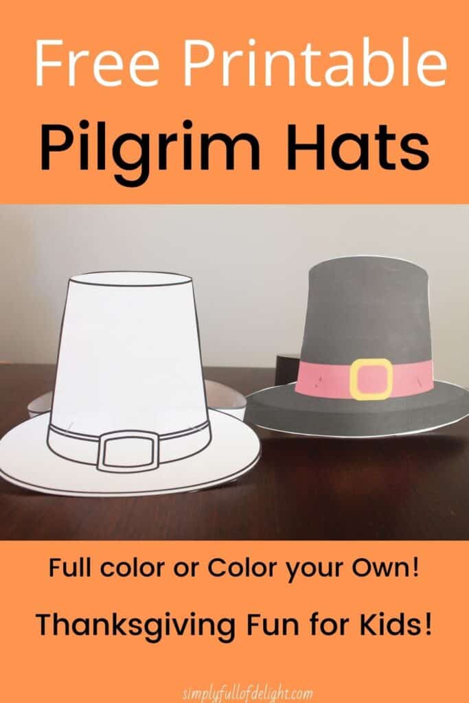 How to make a pilgrim hat fast easy