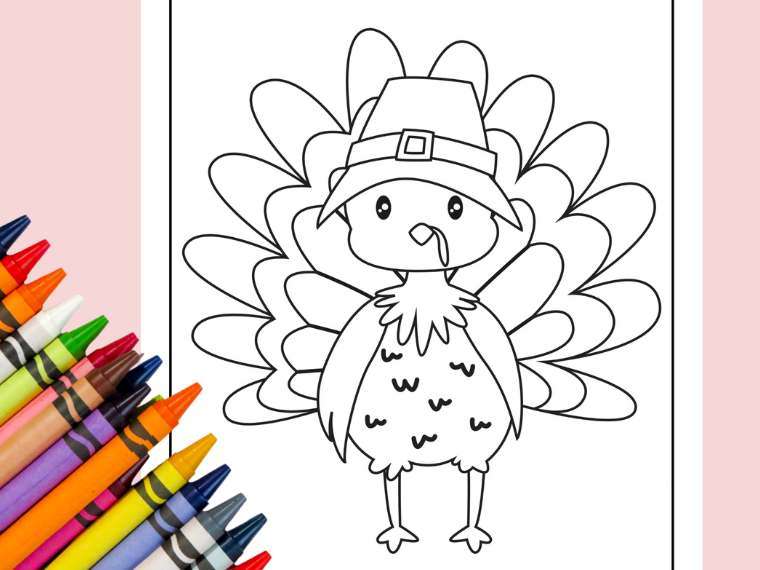 Thanksgiving coloring pages for kids