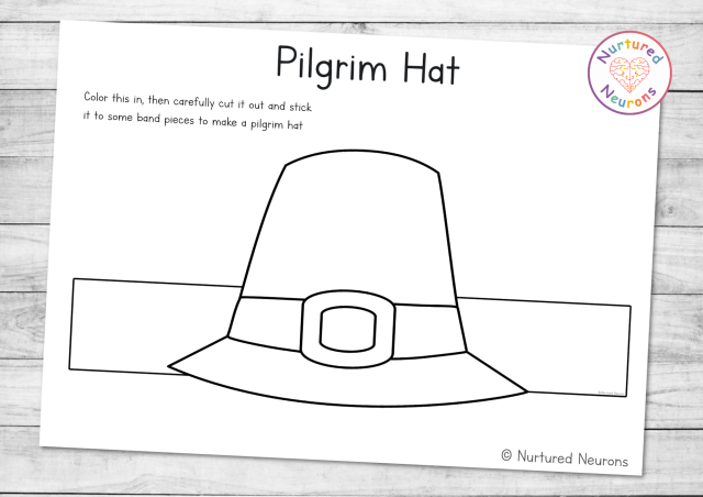 Simple pilgrim hat craft