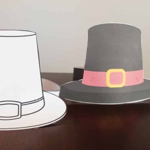 How to make a pilgrim hat fast easy