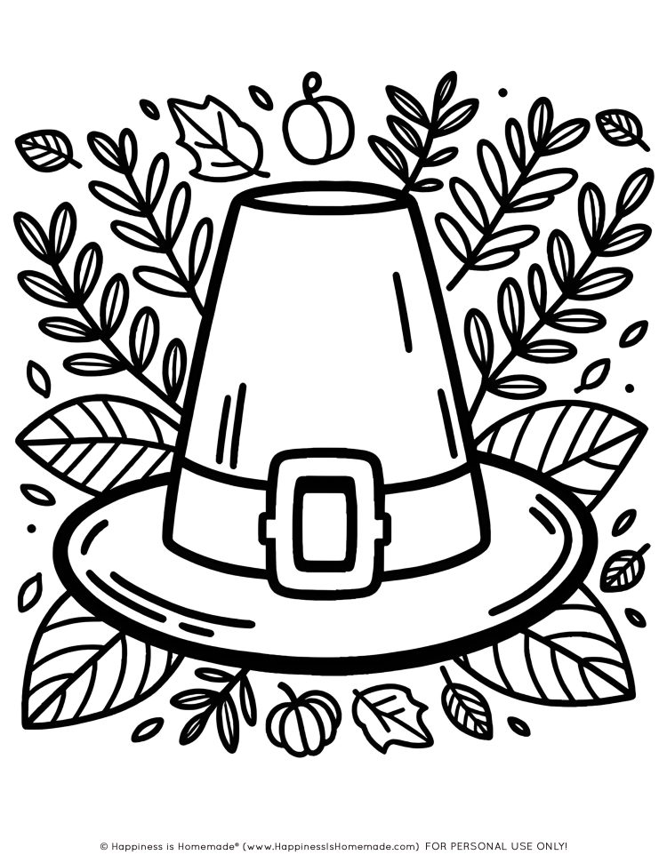 Free thanksgiving coloring pages for adults kids