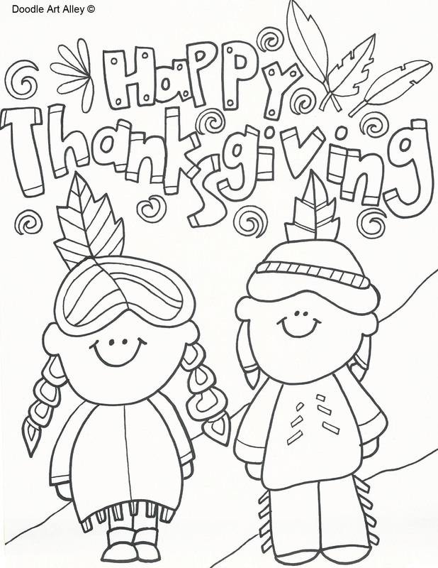 Thanksgiving coloring pages