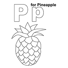 Best pineapple coloring pages for toddlers