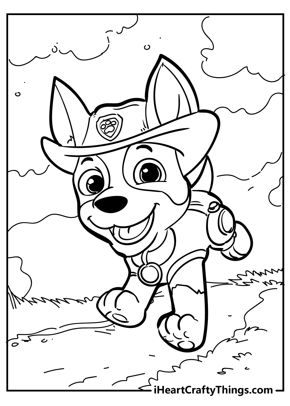 Paw patrol coloring pages free printables