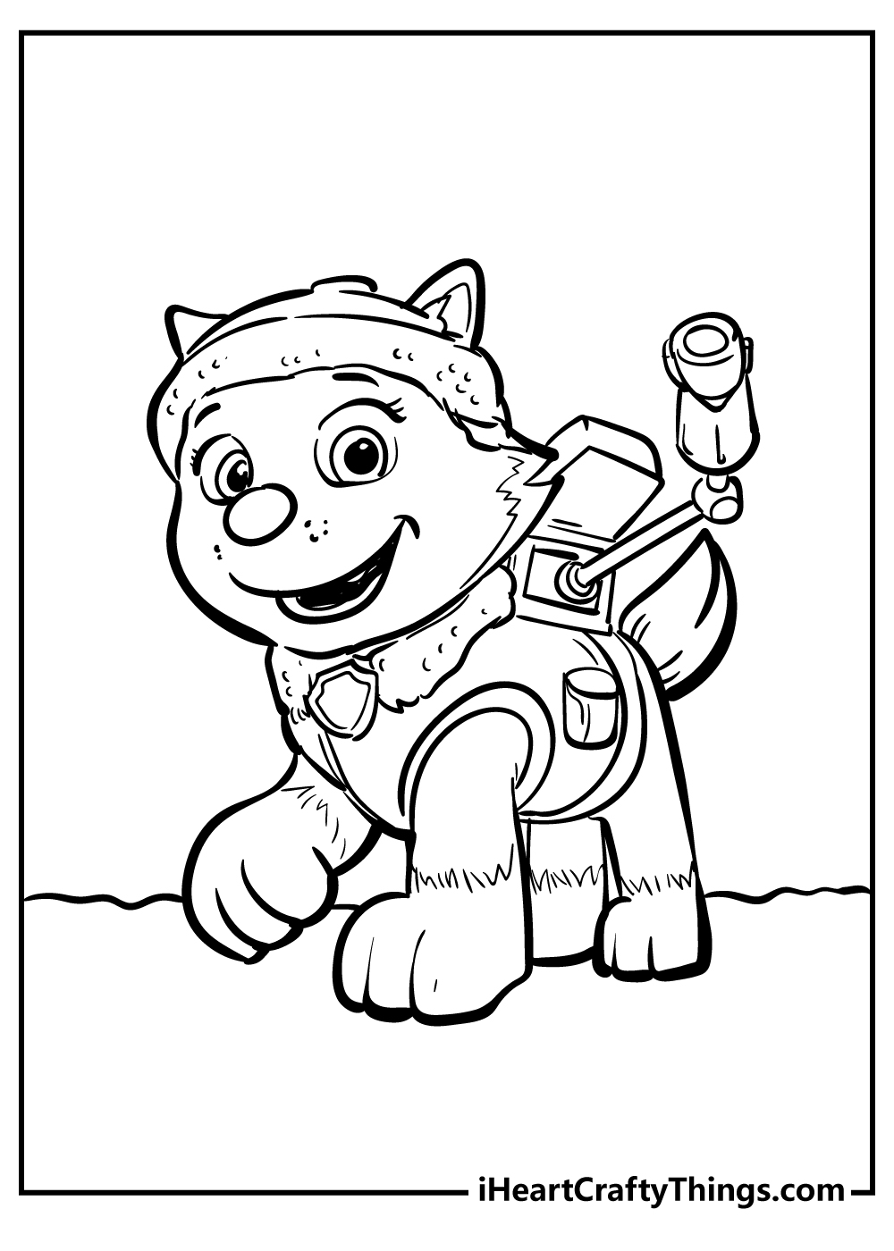 Paw patrol coloring pages free printables