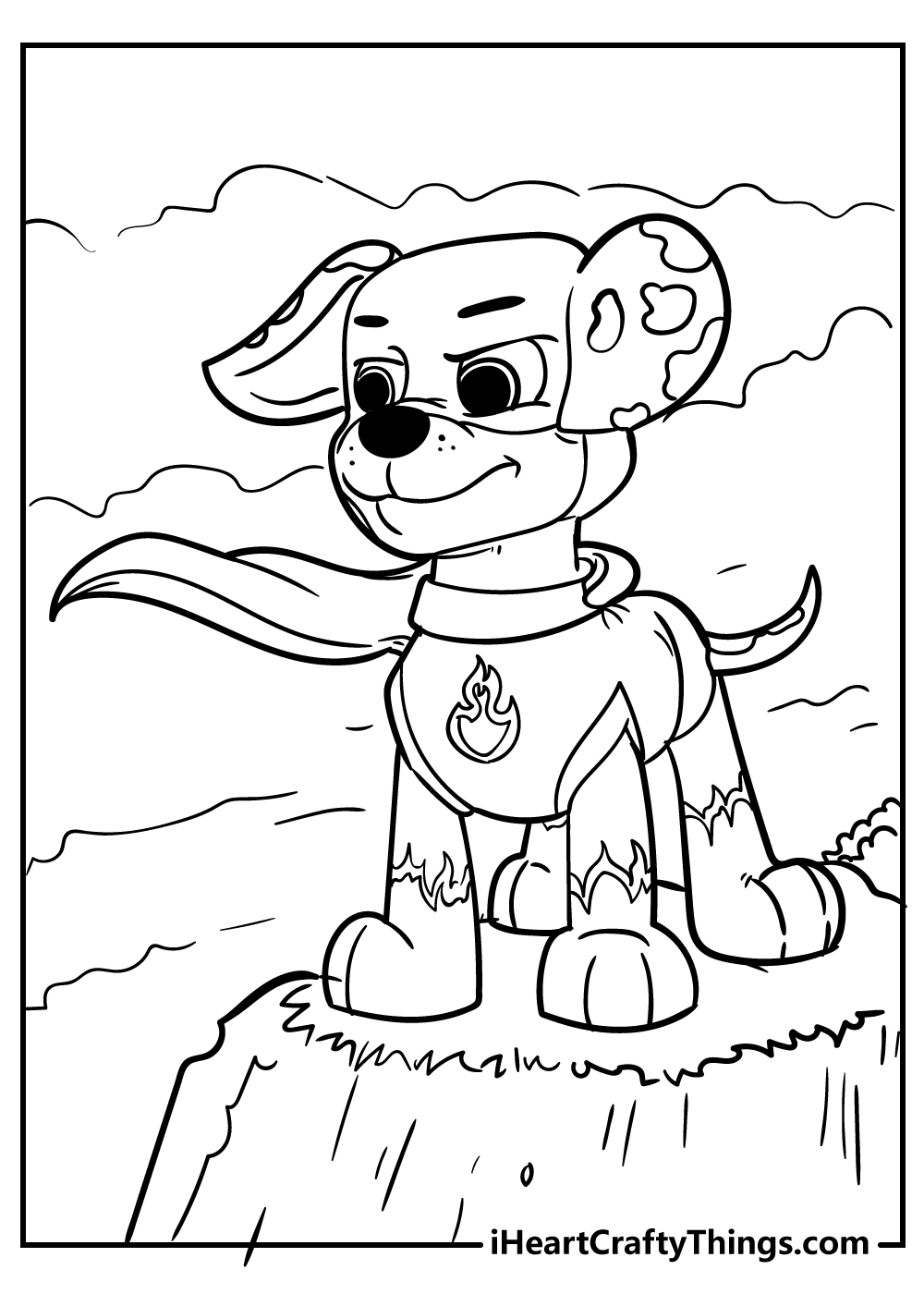 Paw patrol coloring pages free printables