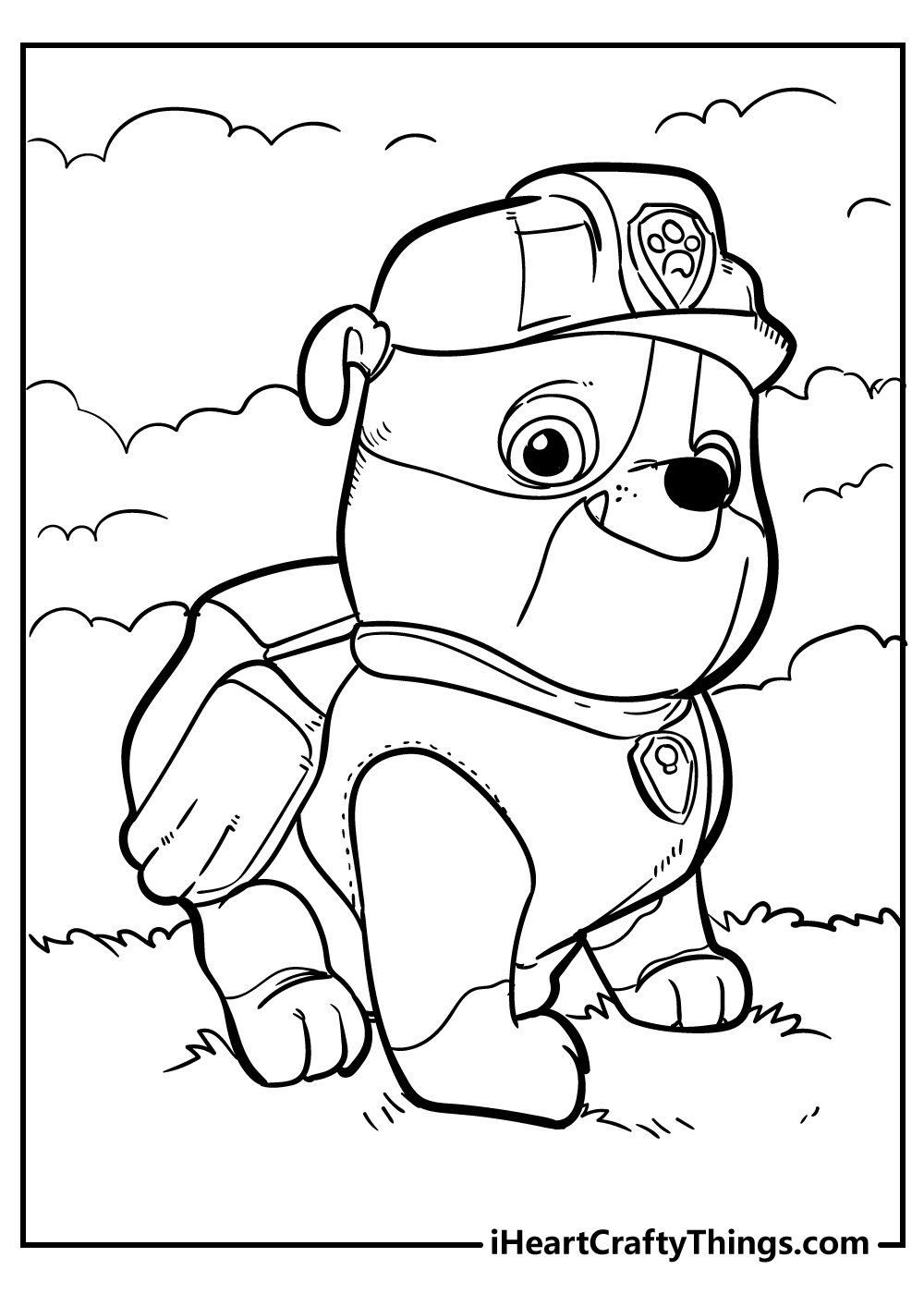 Paw patrol coloring pages free printables