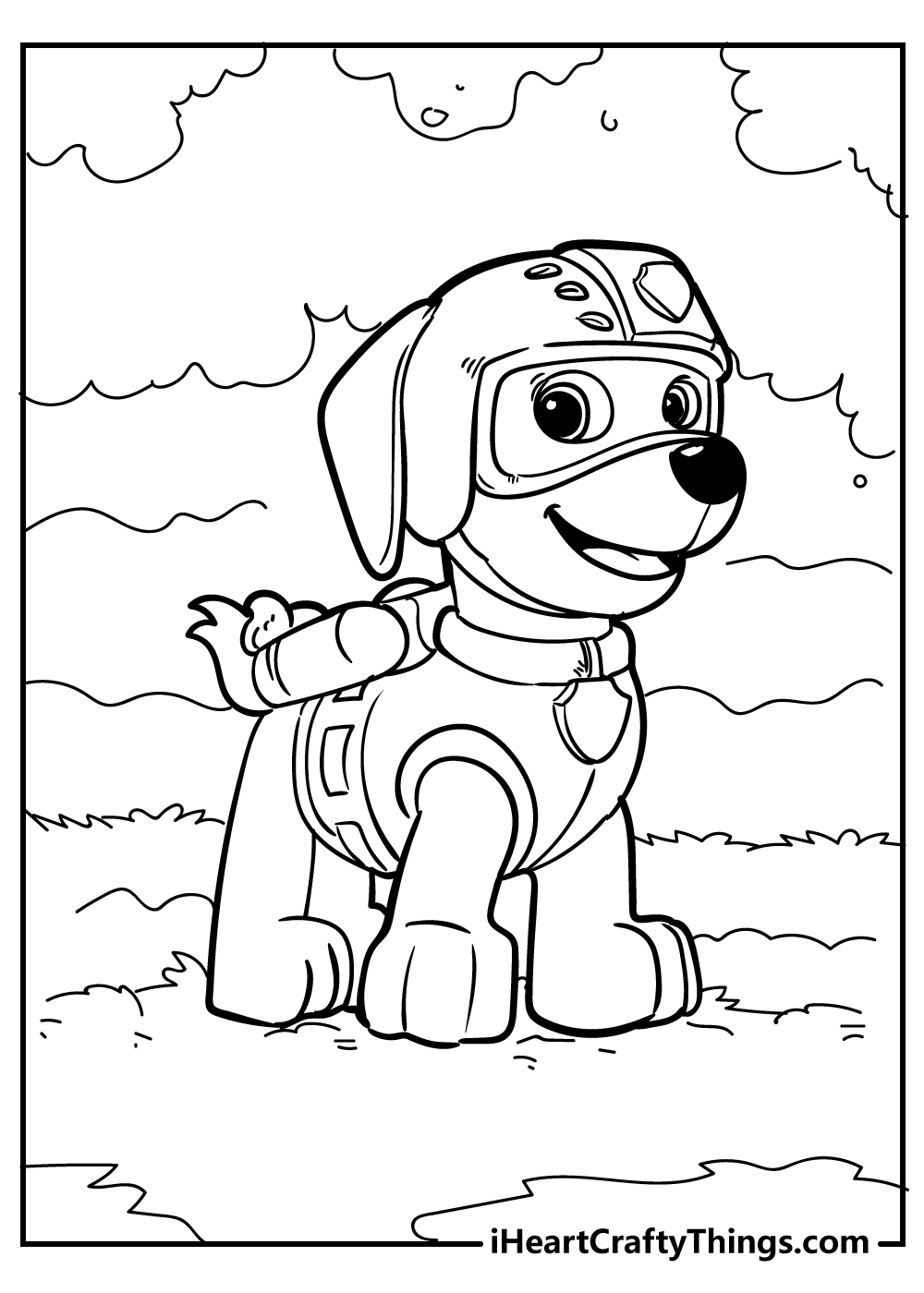 Paw patrol coloring pages free printables