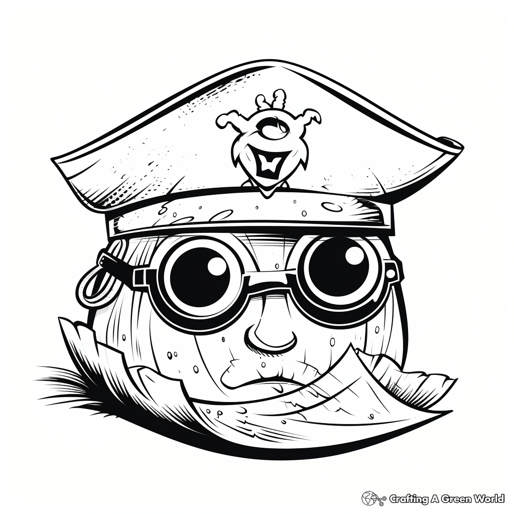 Pirate coloring pages