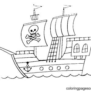 Pirate coloring pages printable for free download